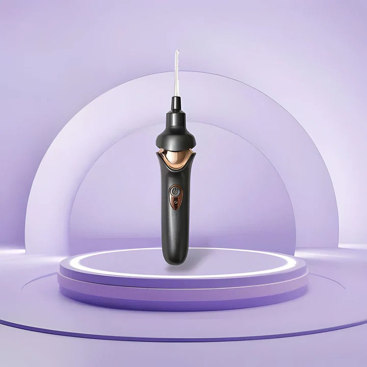 Rechargeable Ear Wax Support Cleaner with Low Noise Motor and Soft Silicone Tips