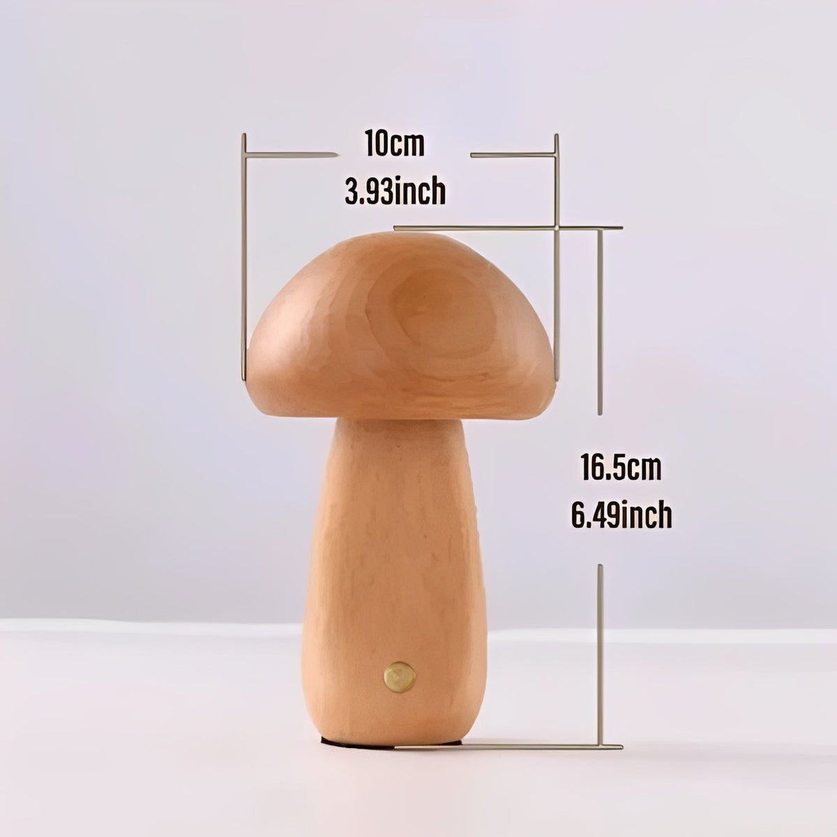 Decorative Mushroom Table Lamp with Dimmable LED Night Light