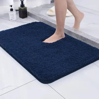 Faux Fur Bathroom Rug with Plush Pile