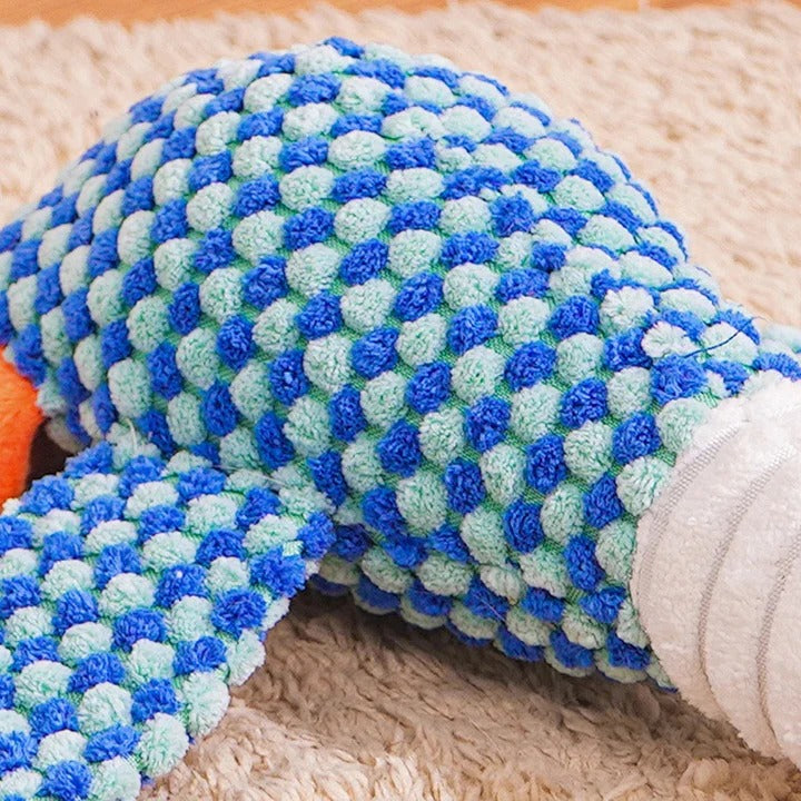 Stuffed Animal Squeaky Chew Toy for Dogs with Durable Plush Fabric