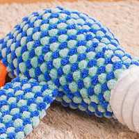 Stuffed Animal Squeaky Chew Toy for Dogs with Durable Plush Fabric
