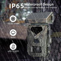 Solar Powered Wildlife Camera with Night Vision and PIR Motion Sensor