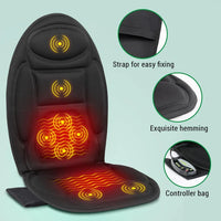 Massage Seat Cushion with Heat and Vibration for Chair and Car Seat