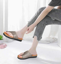 Orthopedic Platform Sandals with Spacious Toe Design
