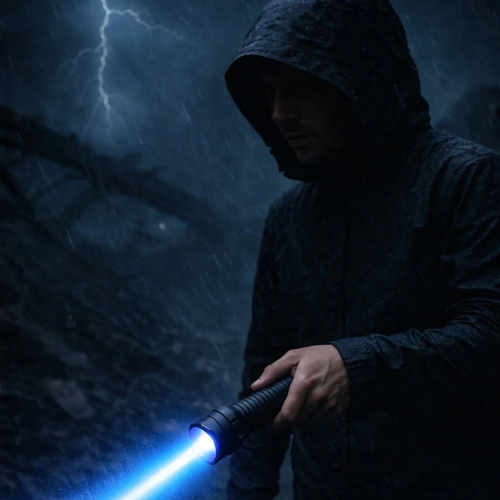 Blue Beam Laser Flashlight with High Output