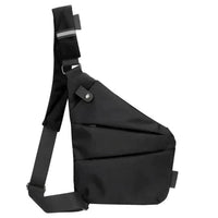 Unisex Water Resistant Crossbody Sling Bag with Anti Theft Zippers and Adjustable Strap