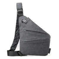 Unisex Water Resistant Crossbody Sling Bag with Anti Theft Zippers and Adjustable Strap