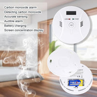 Combined Carbon Monoxide and Smoke Detector Alarm for Home and Kitchen Safety