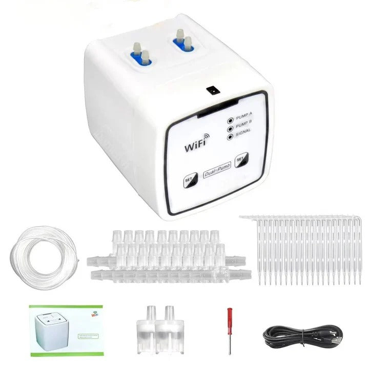 WiFi Smart Plant Watering System with 20 Drip Ports