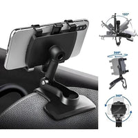 Dashboard Car Phone Mount with Support Grip Base