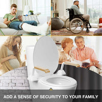 Adjustable Toilet Safety Rail with Support Handles