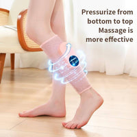 Rechargeable Cordless Air Compression Massager with Heat and Calf Wraps