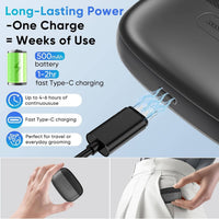 Rechargeable Electric Nail Trimmer with LED Light