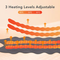 Electric Hand Massager with Heat, 5 Modes and 9 Levels Intensity