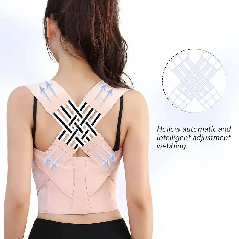Adjustable Posture Support Brace with Breathable Shoulder Straps