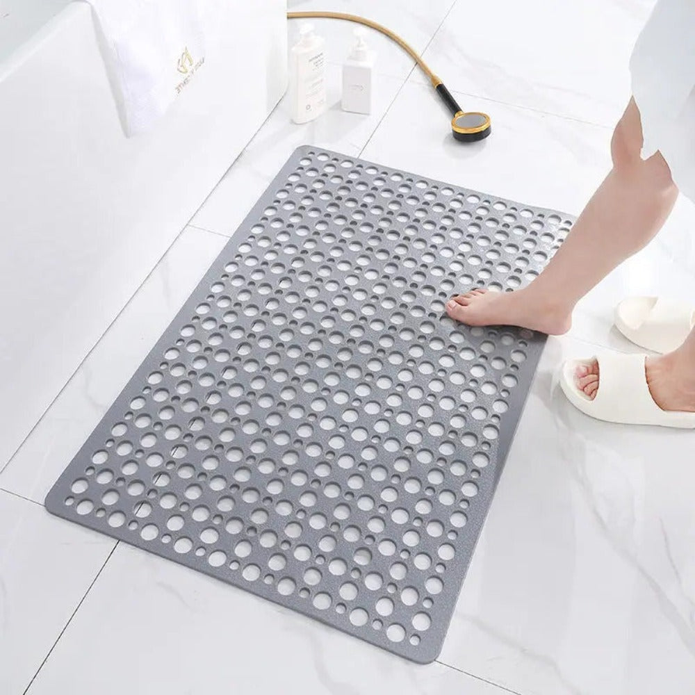 Slip Resistant Shower Mat with Textured Surface for Bathtubs and Showers