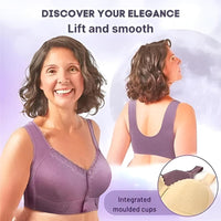 EasyLift Bra Front Closure Cotton Soft Wireless Bra