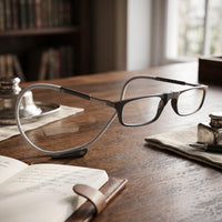 Magnetic Reading Glasses with Neck Loop and Split Bridge Design