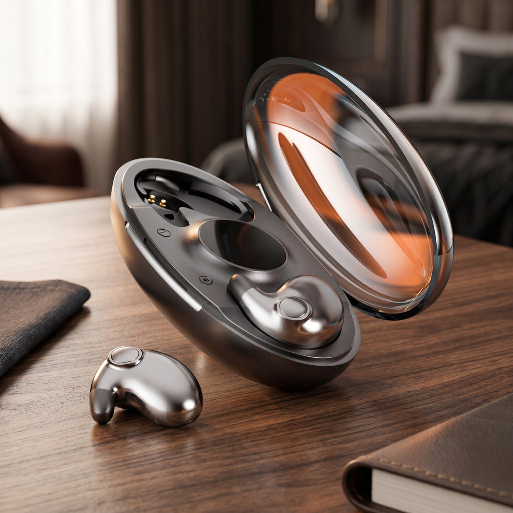 Wireless Sleep Earbuds with Ergonomic Design and Charging Case, IPX5 Moisture Protection Support