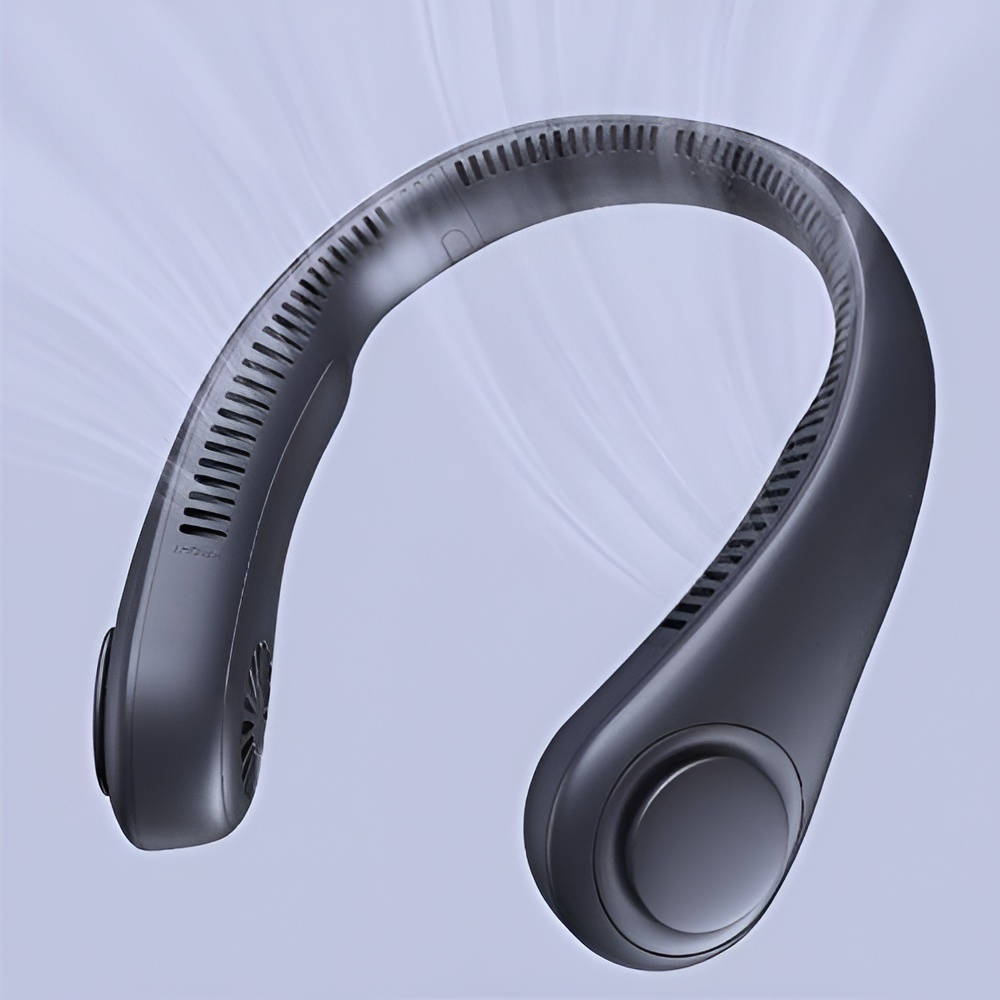 Portable Wearable Personal Neck Fan, Hands Free, 5 Speeds