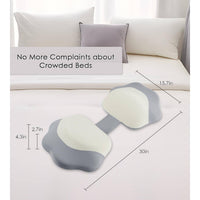 Adjustable Memory Foam Pregnancy Pillow with Cooling Washable Cover