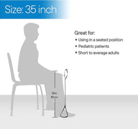 Leg Lifter Strap with Foot Loop and Hand Strap 35 Inch Support Aid