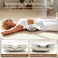 Lower Back Massager with Airbag Support Heat and Vibration Modes