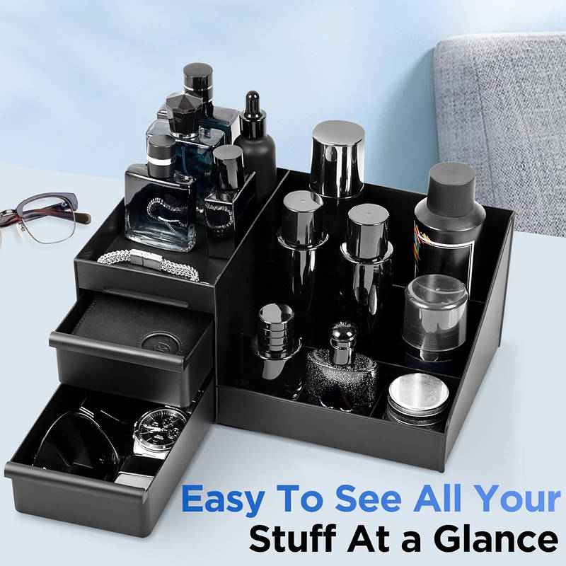 Cologne Organizer Stand, Perfume Display Shelf Dresser Countertop Organizer