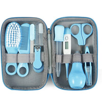Baby Grooming Kit with Comb Brush Toothbrush Clippers and Scissors, 12 Piece