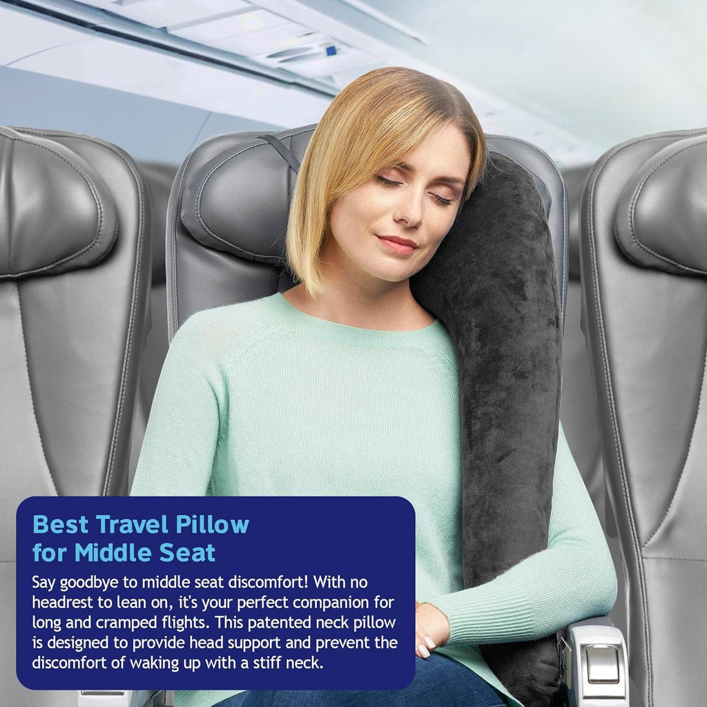 Ergonomic Travel Neck Pillow for Airplane and Car Use