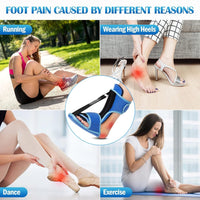 Foot Night Splint with Aluminum Bar for Plantar Fasciitis Support
