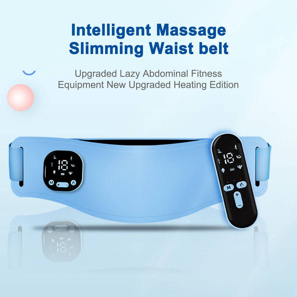 Rechargeable EMS Abdominal Belt with Heat Levels and Massage Modes
