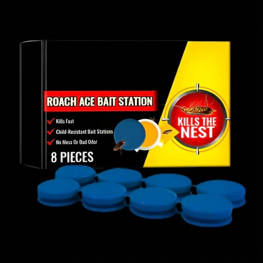 Indoor Cockroach Trap Station with Enclosed Gel Bait - Marova Shop