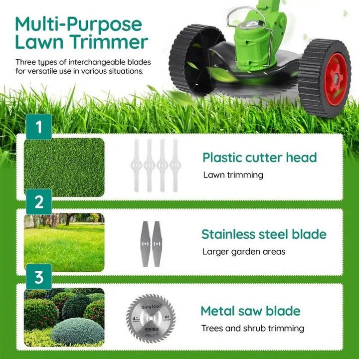 Lawn Trimmer with Cordless Operation - Marova Shop