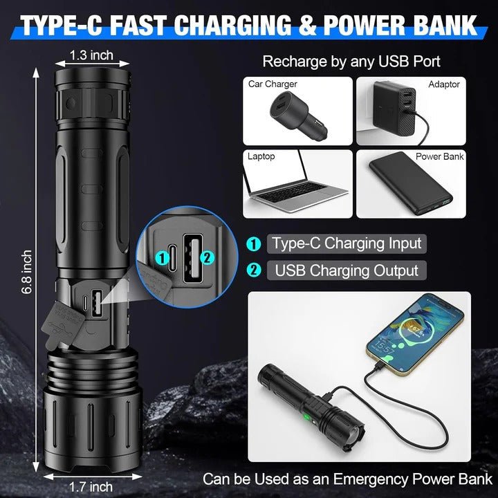 LED Flashlight for Camping and Hiking - Marova Shop