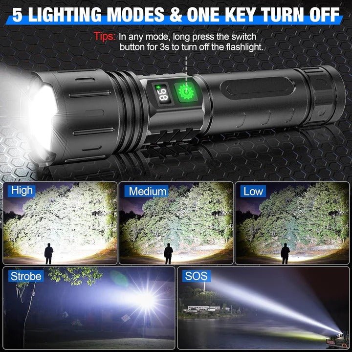 LED Flashlight for Camping and Hiking - Marova Shop