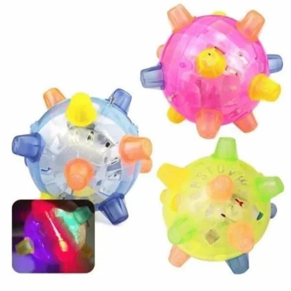 LED Jumping Ball for Dogs, Interactive Bouncing Light-Up Toy - Marova Shop