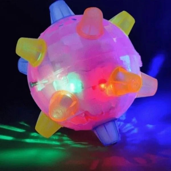 LED Jumping Ball for Dogs, Interactive Bouncing Light-Up Toy - Marova Shop