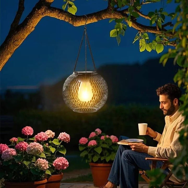 LED Solar Lantern, Outdoor Hanging Lamp for Pathway - Marova Shop