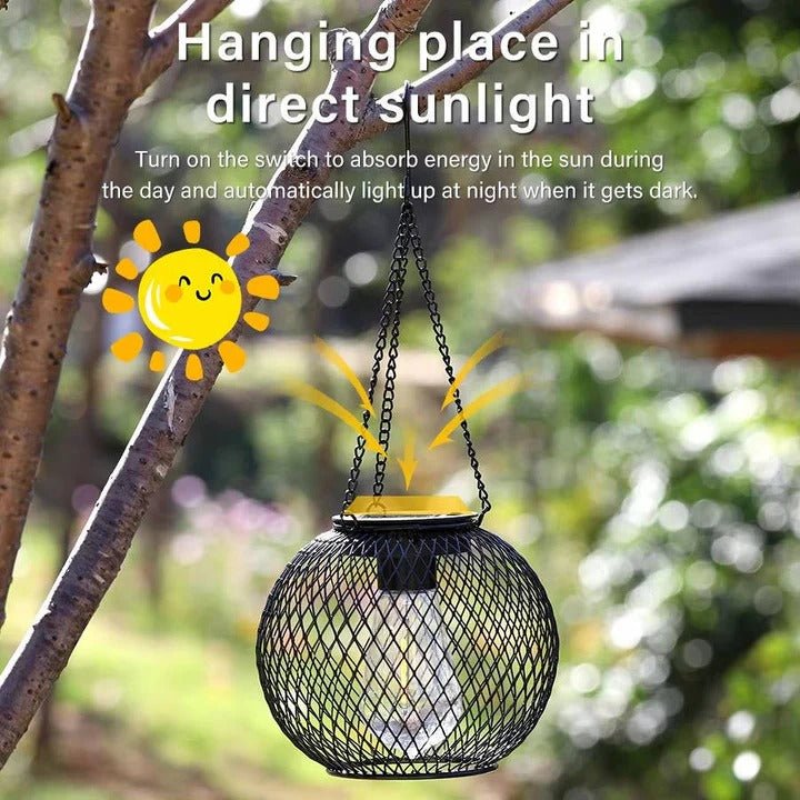 LED Solar Lantern, Outdoor Hanging Lamp for Pathway - Marova Shop