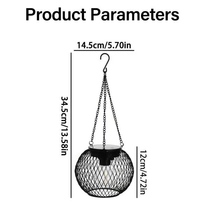 LED Solar Lantern, Outdoor Hanging Lamp for Pathway - Marova Shop
