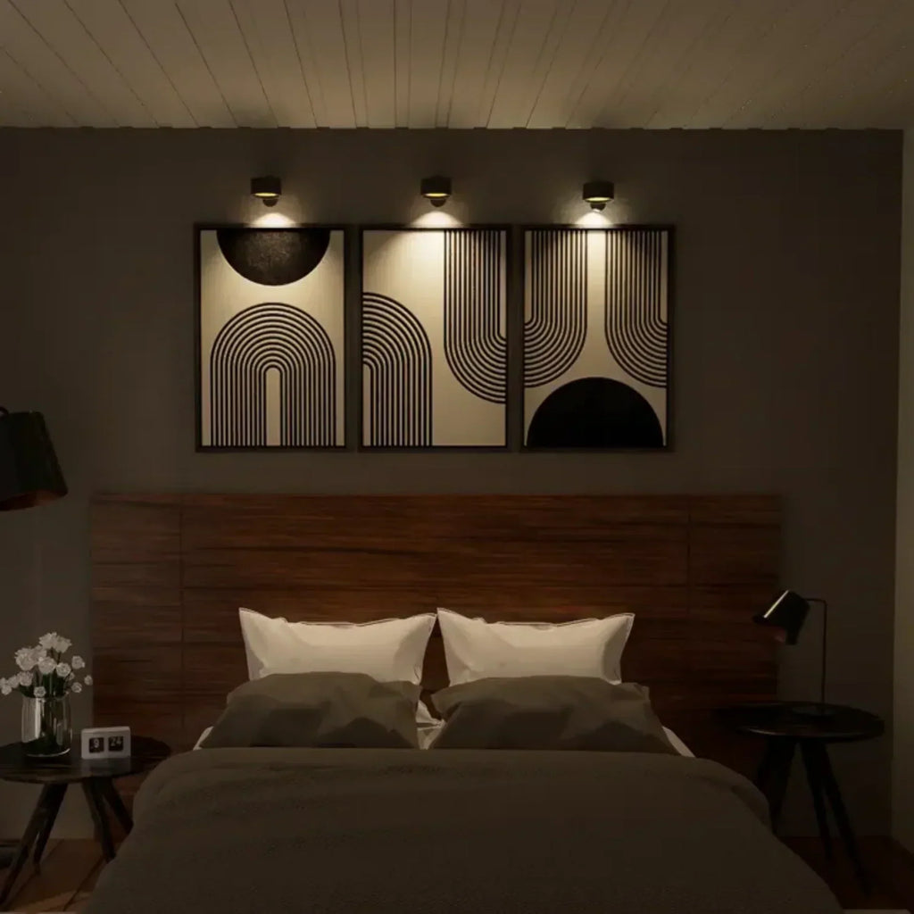 Rotatable Magnetic Wall Lamp with 360° Adjustment and 12-Hour Battery