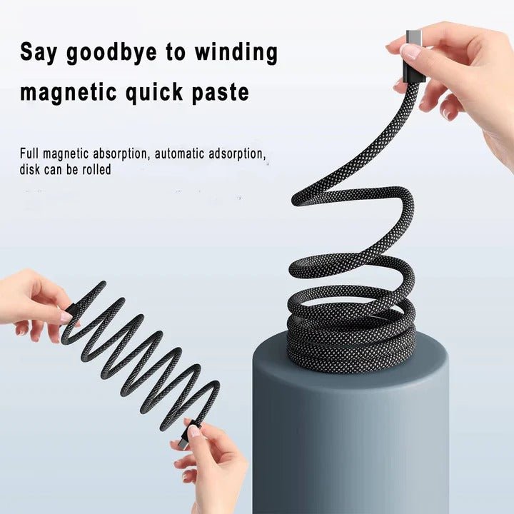 Magnetic Charging Cable with Braided Exterior - Marova Shop