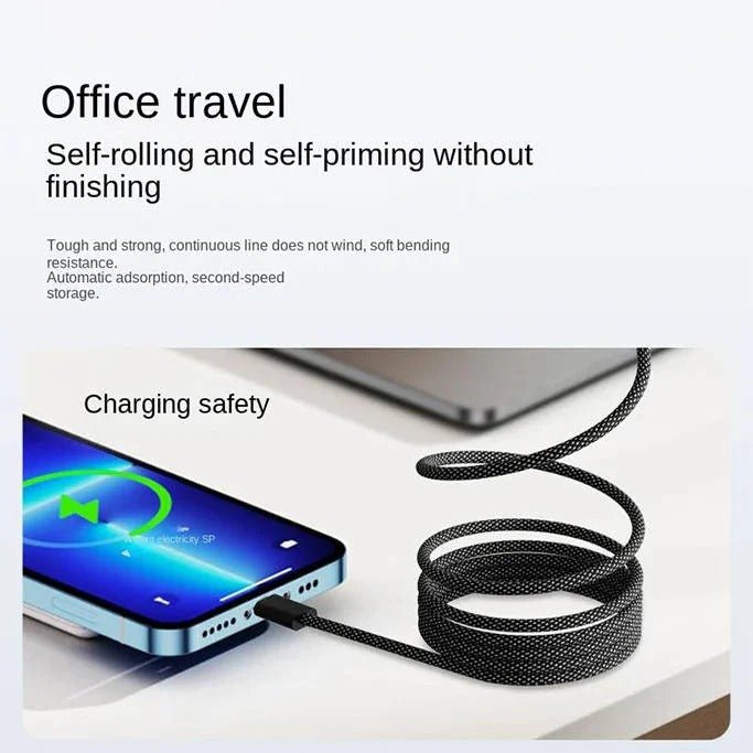 Magnetic Charging Cable with Braided Exterior - Marova Shop