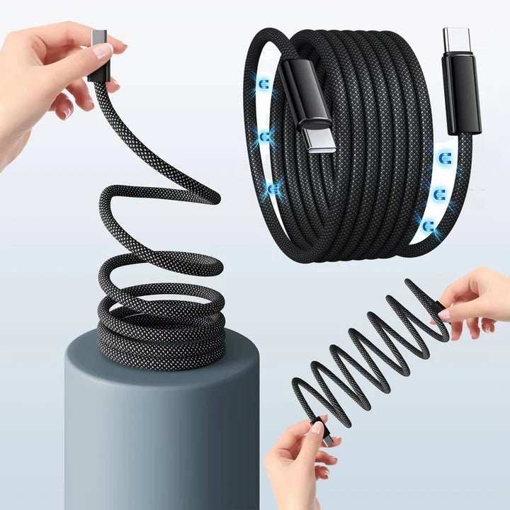 Magnetic Charging Cable with Braided Exterior - Marova Shop