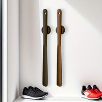 Extra Long Shoe Horn with Grip Handle and Heel Guide, 23.6 In
