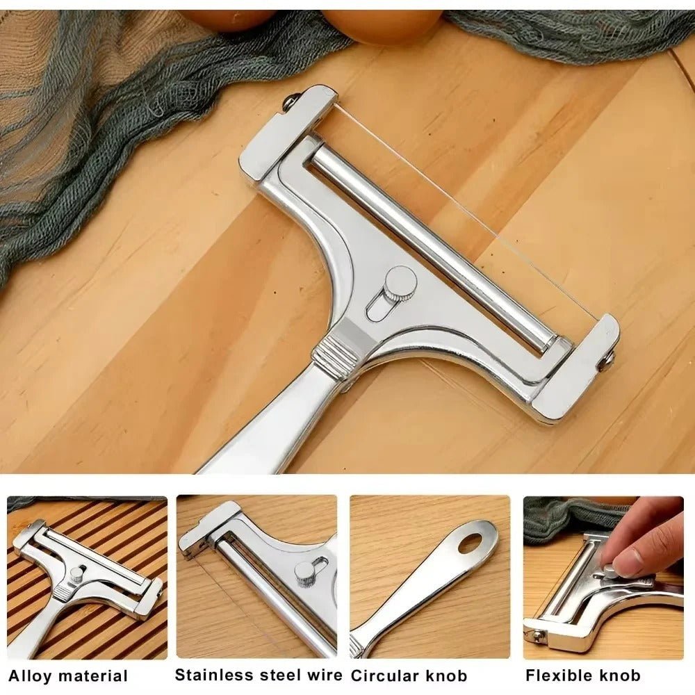 Manual Cheese Slicer with Set of 4 Spare Wires - Marova Shop