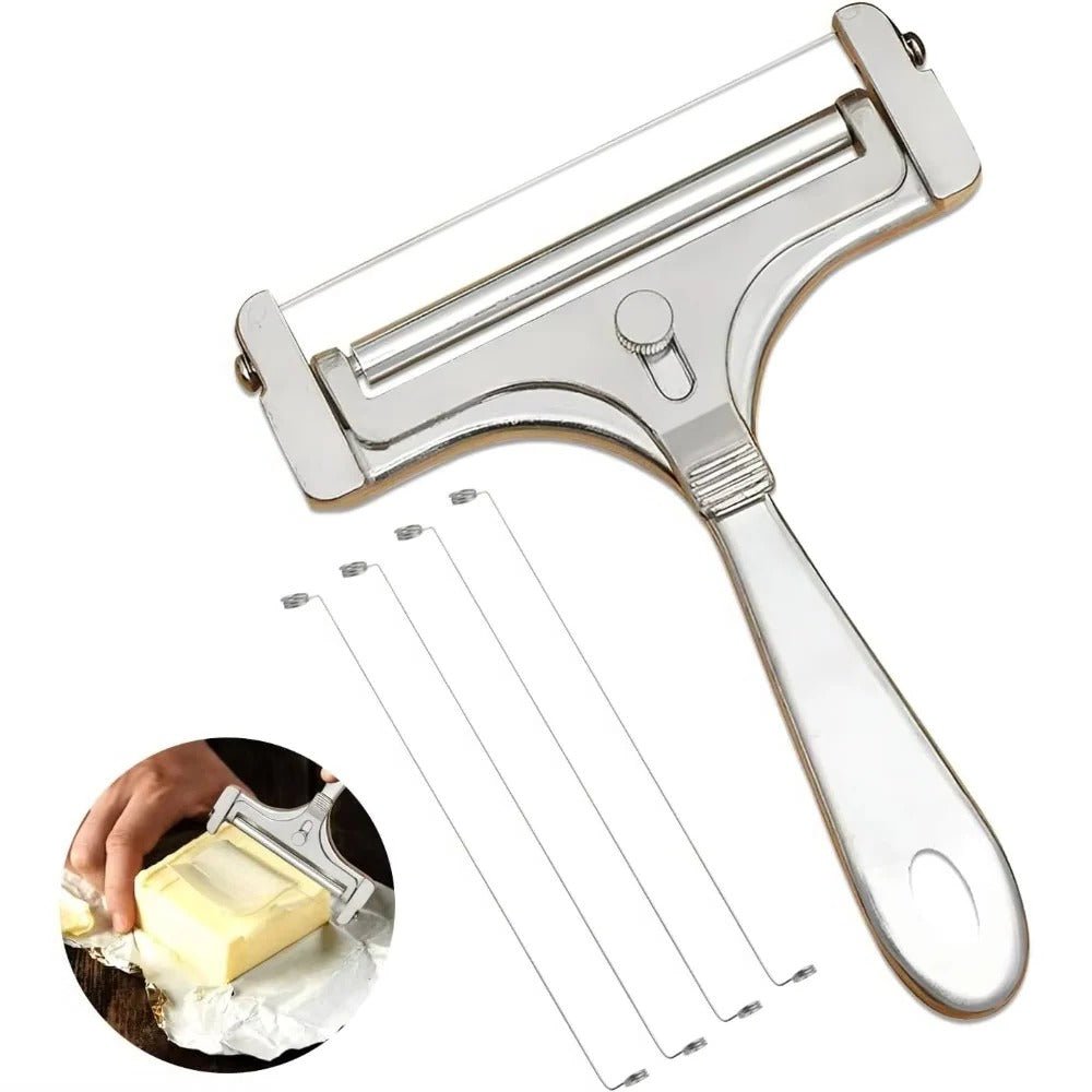 Manual Cheese Slicer with Set of 4 Spare Wires - Marova Shop
