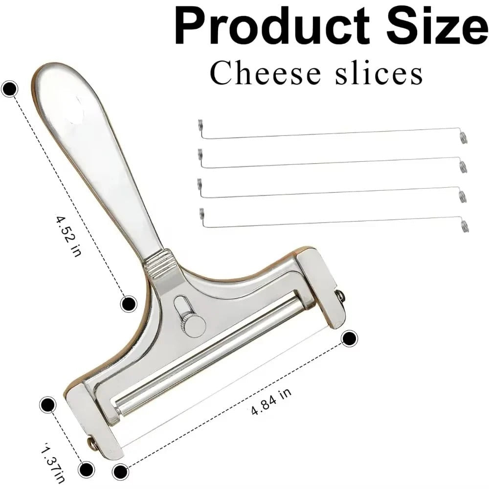 Manual Cheese Slicer with Set of 4 Spare Wires - Marova Shop