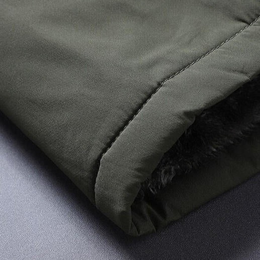 Mens Padded Fleece Jacket With Multiple Zip Pockets - Marova Shop
